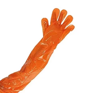 Forgesy SUNX06 Polyester 35 inch Disposable Full Arm Gloves (Pack of 100 Piece)