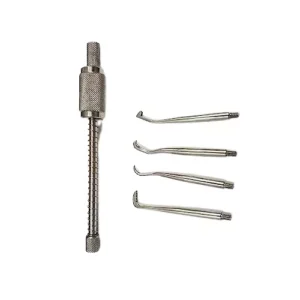 Forgesy SUNX39 Stainless Steel Dental Instrument Crown Remover Gun (Set of 5 Piece)