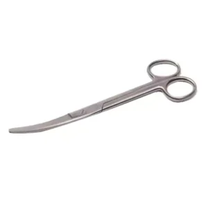 Forgesy GSS51 8 inch Stainless Steel Curved Blunt/Blunt Dressing Scissor