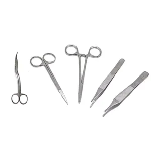 Forgesy SUNX44 Stainless Steel Surgical Tool Set (Set of 5 Piece)