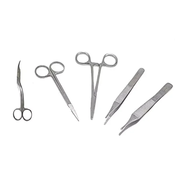 Forgesy SUNX44 Stainless Steel Surgical Tool Set (Set of 5 Piece)