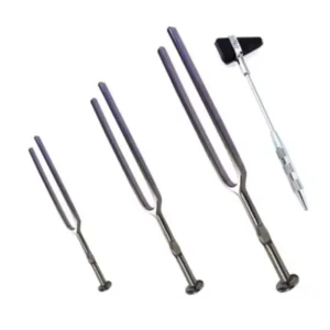 Forgesy GSS109 Stainless Steel Taylor Percussion Knee Hammer with Tuning Fork (Set of 3 Piece)
