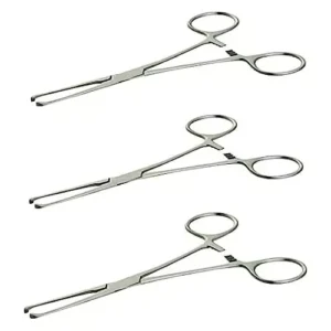 Forgesy SUNX52 Stainless Steel 6 inch Alice Tissue Forcep (Pack of 3 Piece)