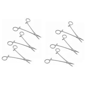 Forgesy SUNX66 Stainless Steel 6 inch Mayo Hegar Forcep Needle Holder (Pack of 6 Piece)