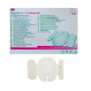 3M Tegaderm I.V. Advanced Securement Dressing Adult Central or PICC Line Oval 8.5x11.5 cm, 1685 (50 Pcs/Box)
