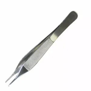 AANIJ Size 5 inch Forceps Plain Silver, ASFSY0411
