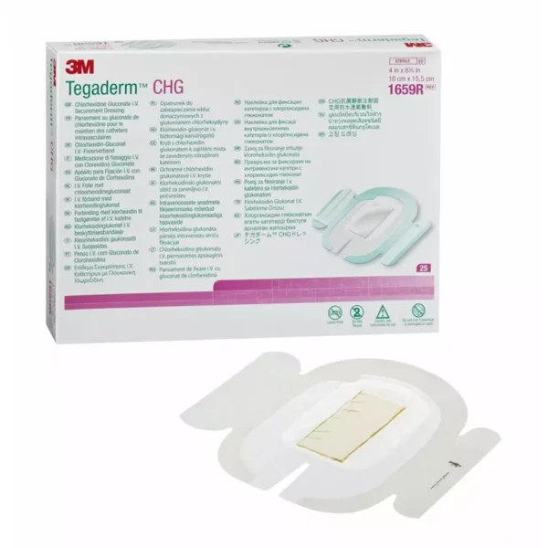 3M Tegaderm CHG Chlorhexidine Gluconate I.V. Securement Dressing