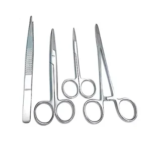 Forgesy SUNX67 Stainless Steel Suturing Instrument (Set of 4 Piece)