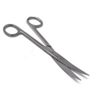 Forgesy GSS43 5 inch Stainless Steel Curved Sharp/Sharp Dressing Scissor