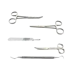Forgesy SUNX103 Stainless Steel Surgical Utility Clamp Instrument Set (Set of 5 Piece)