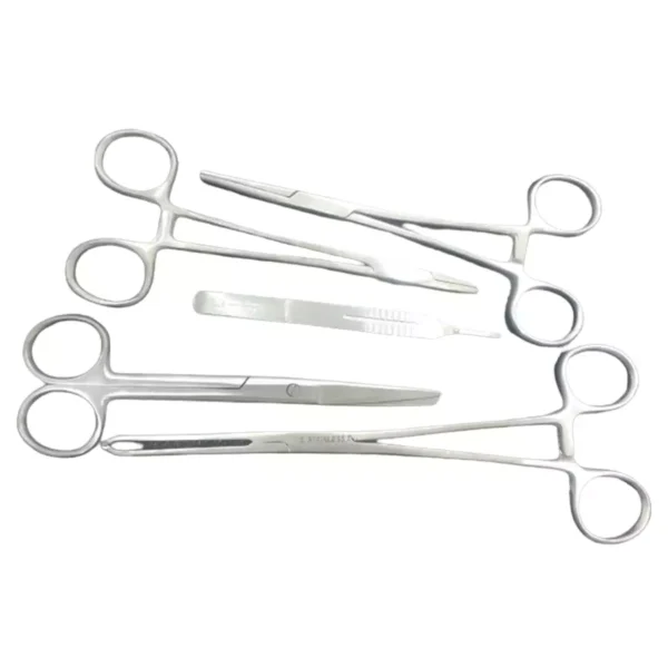 Forgesy SUNX117 Stainless Steel Gssi Surgical Set (Set of 5 Piece)