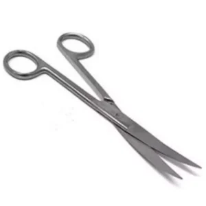 Forgesy GSS45 7 inch Stainless Steel Curved Sharp/Sharp Dressing Scissor