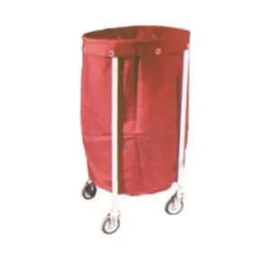 AAR KAY Solid Linen with Canvas Bag Trolley AKE-137