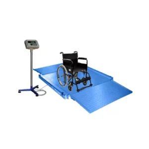Aczet Mild Steel Platform Wheelchair Scale 300 Kg Capacity and 100 g Readability, CTG 300PC