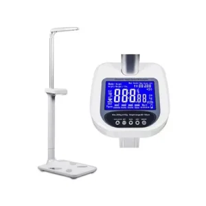 Aczet Ultrasonic Height Body Fat Analyzer 200 Kg Capacity and 50 g Readability, HS 200PH
