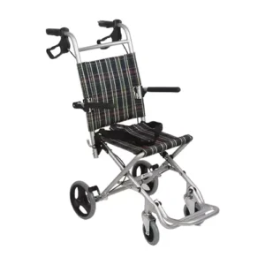 ABCO SURGICOS Steel Manual Wheelchair with Fixed Armrest and Footrest, KY900B-36