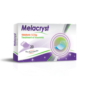 MELACRYST 1.5 MG ( MELATONIN ) 20 ORO-DISPERSIBLE FILMS
