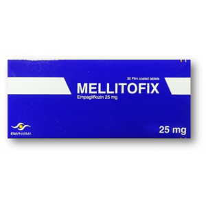 MELLITOFIX MET 25 MG ( EMPAGLIFLOZIN ) 30 FILM-COATED TABLETS