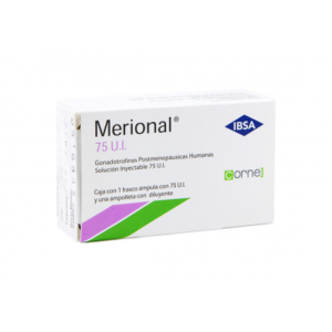 MERIONAL 75 I.U. ( HUMAN MENOPAUSAL GONADOTROPHIN = MENOTROPIN ) VIAL