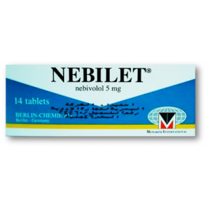 NEBILET 5 MG ( NEBIVOLOL ) 14 TABLETS