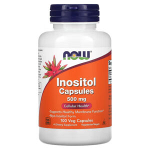NOW Foods, Inositol Capsules, 500mg, 100 Veg Capsules