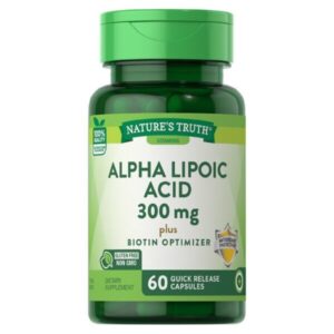 Nature?s Truth Alpha Lipoic Acid 600mg plus Biotin Optimizer QR Capsules 60?s