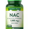 Nature?s Truth N-Acetyl cysteine (NAC) 1200mg QR capsules 60?s
