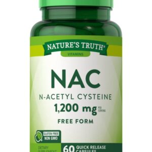 Nature?s Truth N-Acetyl cysteine (NAC) 1200mg QR capsules 60?s