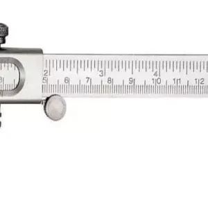 Kravetto Vernier Caliper With Fine Adjustment 0-125mm/0-5 inch