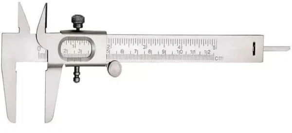 Kravetto Vernier Caliper With Fine Adjustment 0-125mm/0-5 inch