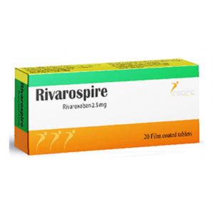 RIVAROSPIRE 2.5 MG ( RIVAROXAPAN ) 20 FILM-COATED TABLETS