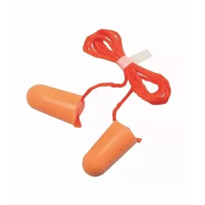 3M 1100 Series 29 dB Orange Foam Corded Ear Plugs, 1110 (Pack of 10 Pcs)