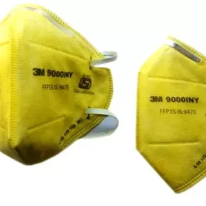 3M Disposable Dust/Mist Respirator Mask Yellow, 9000INY