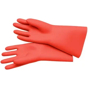 Knipex Electrical Hand Gloves 410 mm  Red Free Size, 98 65 40 (Pack of 1 Pair)