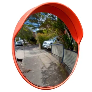 Dua Export mirror unbreakable traffic convex mirror parking safety mirror (18"/45cm) without pipe