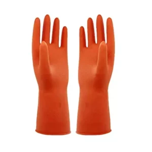 Ladwa Rubber Hand Gloves (Orange)