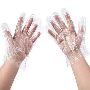 Ladwa Transparent Disposable Gloves for Multipurpose Use Standard Size 150 Pair Per Pack