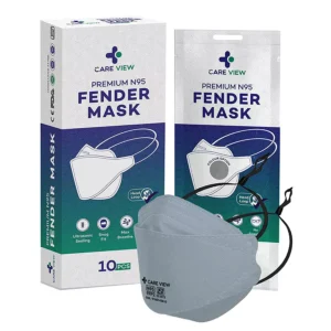 CARE VIEW CV-FENDER-HL-GREY-5 N95 Anti Pollution Mask (Pack of 5)