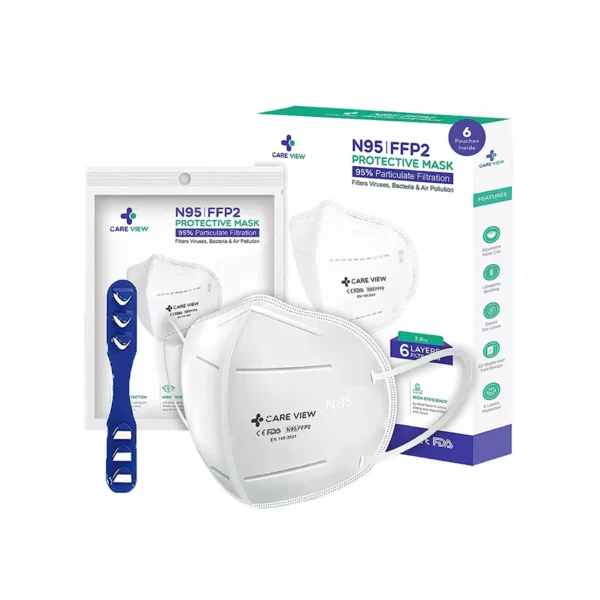 CARE VIEW CV1221-6 N95 Protective Mask (Pack of 6)