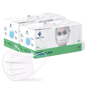 CARE VIEW CV-3PLY-WHITE-100 Disposable Mask ( Pack of 100)