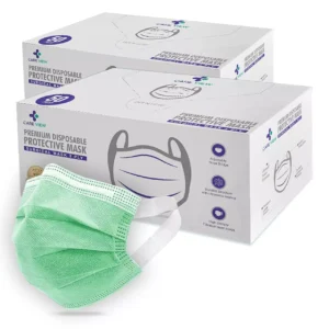CARE VIEW CV-3PLY-GREEN-SF-100 Disposable Mask ( Pack of 100)