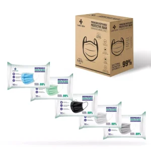 CARE VIEW CV-3PLY-MULTI-POUCH-100 Disposable Mask ( Pack of 100)