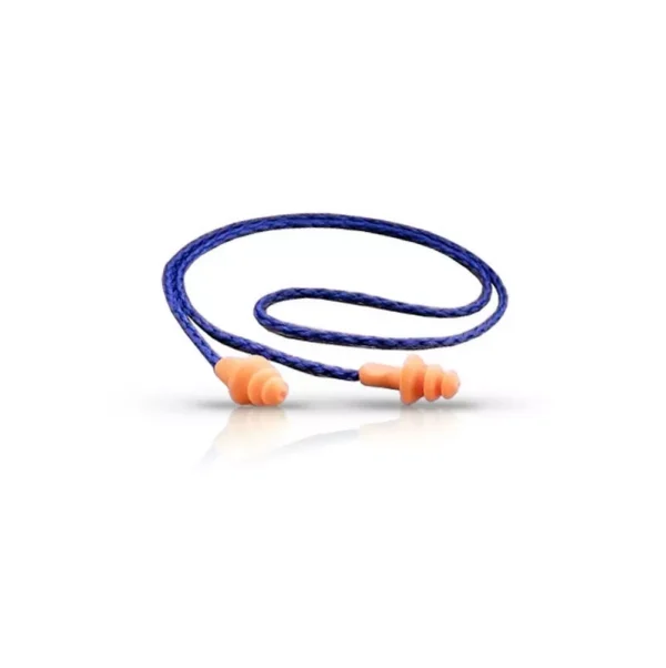 3M MAKE 1270 Reusable Silicone Corded Ear Plug Witth Box Pack Of 1 Pair