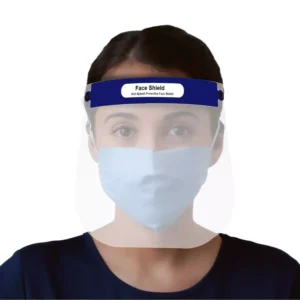 ORILEY OA5129 Universal Plastic Transparent Disposable Face Shield (Pack of 10)