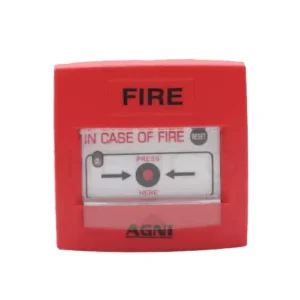 Agni Manual Call Point Plastic 30 mA Red, SS- safety397