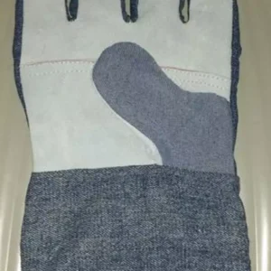 GWS Palm Leather  Jeans Hand Gloves Black & White