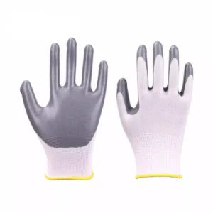 GWS Full Finger Dipped Glove Grey