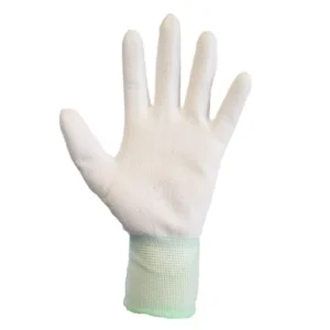 GWS PU Hand Gloves White (Pack of 1 Pair)
