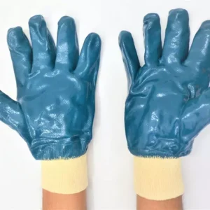 GWS Full Finger Dipped Hand Glove Blue