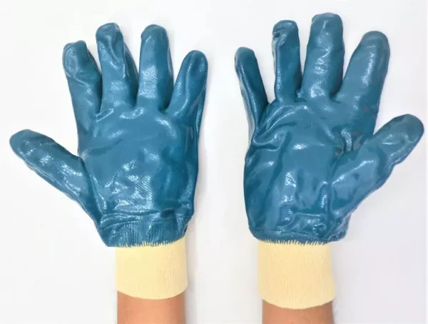 GWS Full Finger Dipped Hand Glove Blue